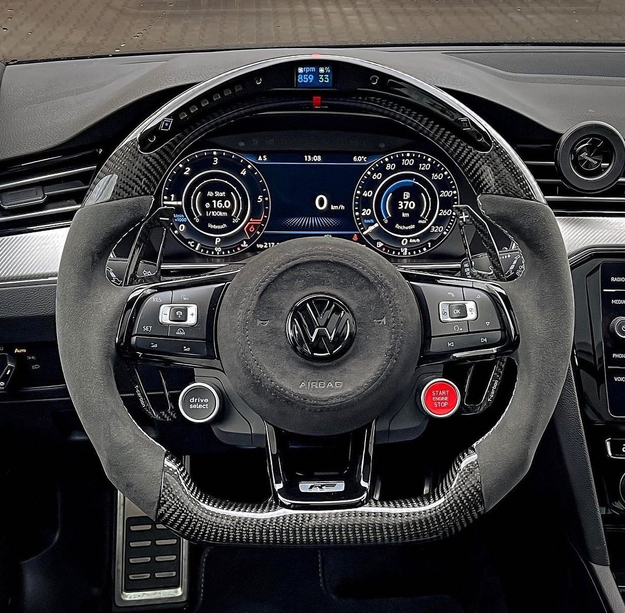 VW Golf 7/7.5 Sportlenkrad Carbon R8 (LED)