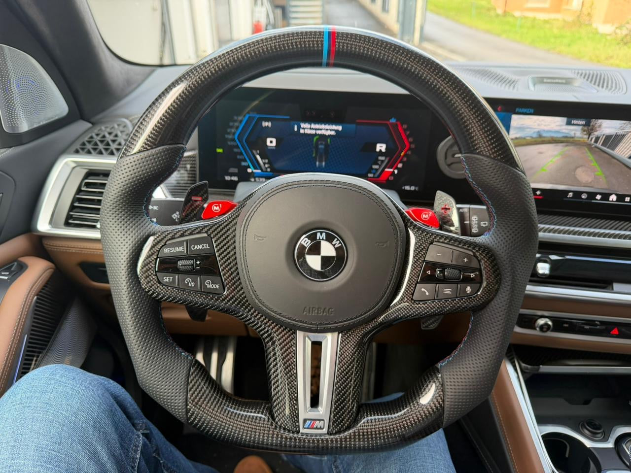 Volant sport BMW Carbone Série G