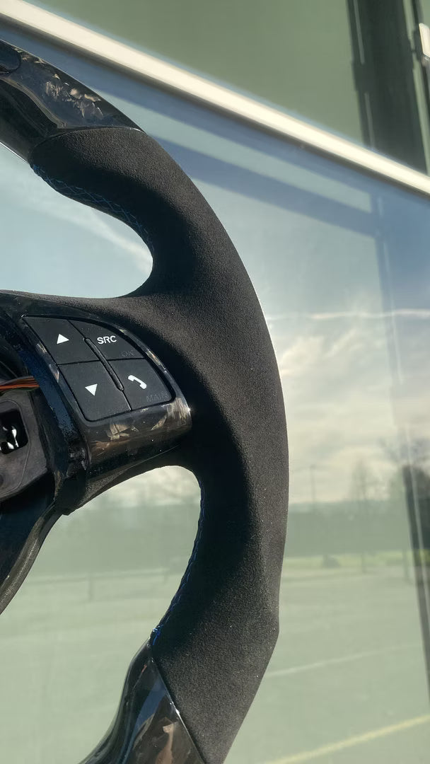Volant sport Fiat Carbone Forgé (LED)