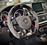 Volant sport Mercedes AMG Carbone (LED)