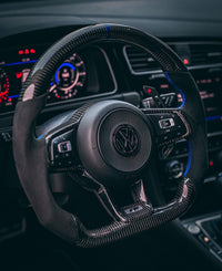 VW Golf 7/7.5 Volant sport en carbone