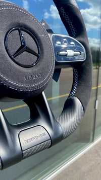 Mercedes AMG Sport Steering Wheel Carbon Matt (LED)