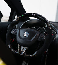 Seat Cupra Sportlenkrad Forged Carbon Farbsplitter (LED)
