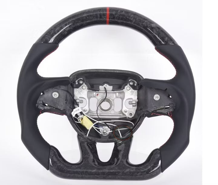 Dodge Sports Steering Wheel Forged Carbon (LED)
