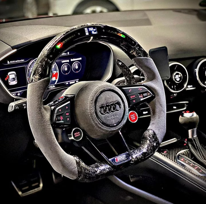 Volant sport Audi Forged Carbon LED (mise à niveau vers R8)