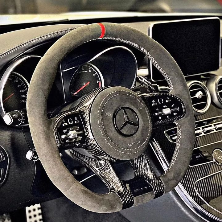 Volant Sport Mercedes AMG Alcantara (Mise à niveau Facelift)
