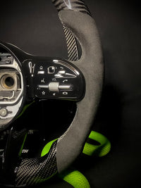 Mercedes AMG Carbon LED Sports Steering Wheel (Upgrade to Facelift)
