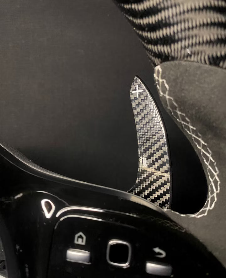 Mercedes AMG Carbon LED Sports Steering Wheel (Upgrade to Facelift)