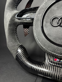 Volant sport Audi en carbone