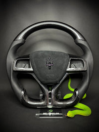 Maserati Carbon Sport Steering Wheel (LED)