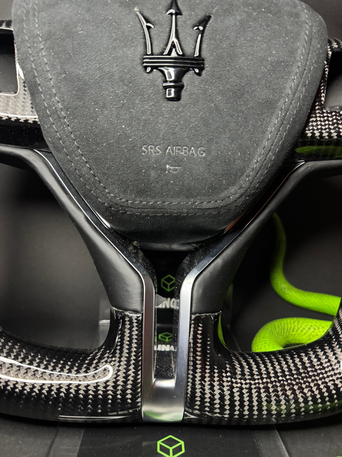 Maserati Carbon Sport Steering Wheel (LED)
