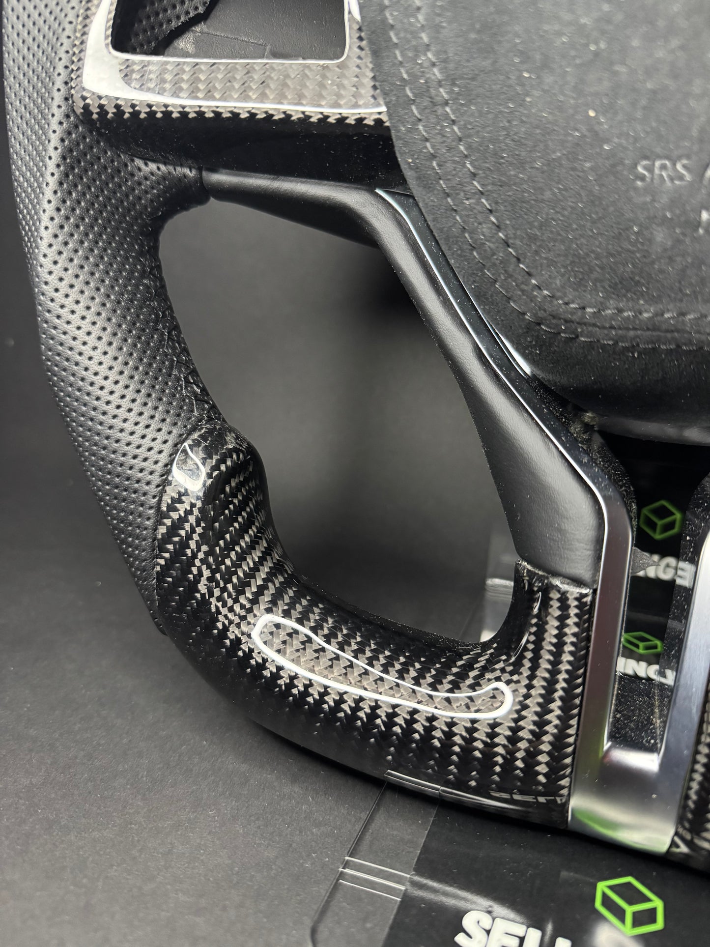 Maserati Carbon Sport Steering Wheel (LED)