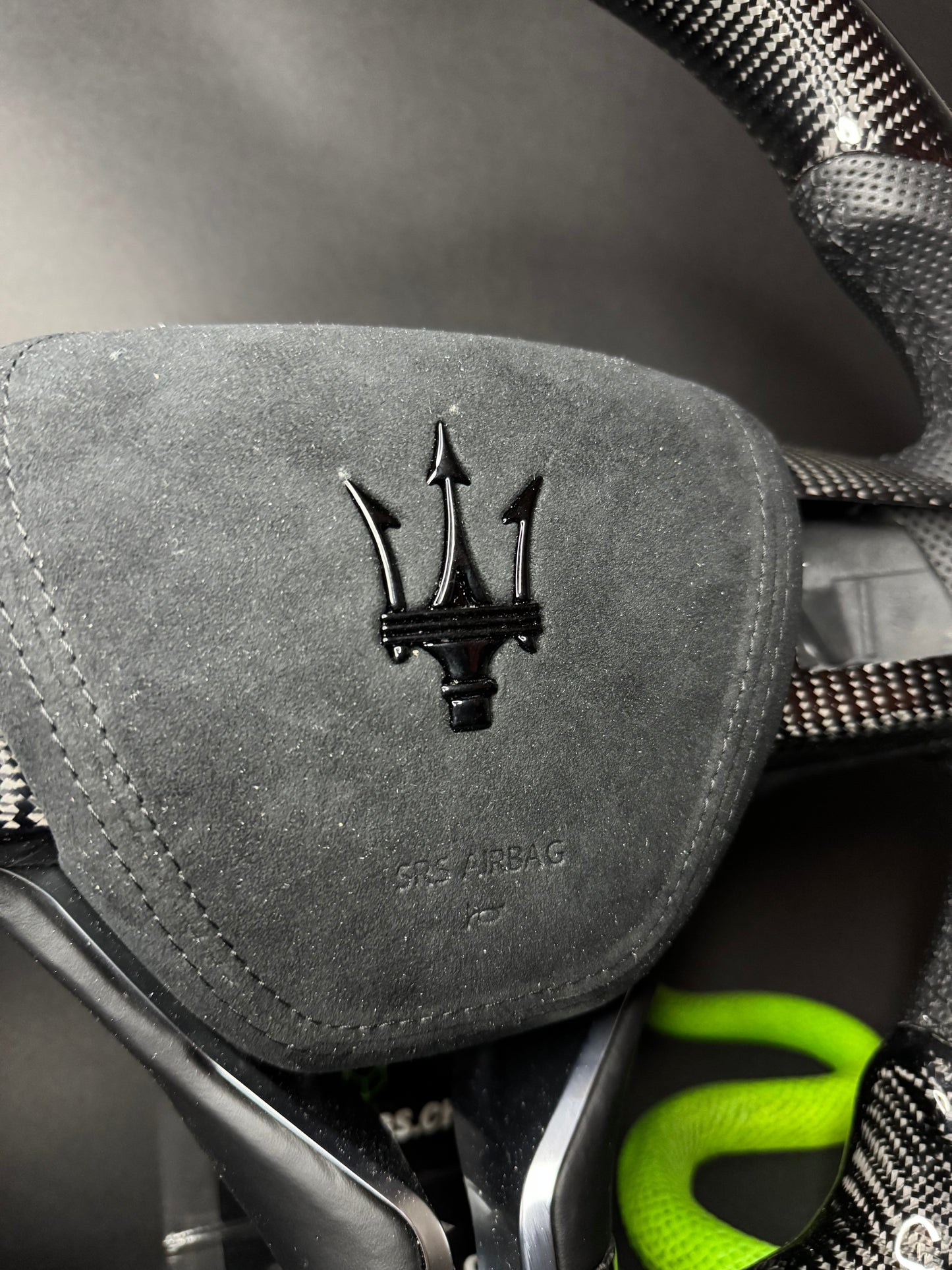 Maserati Carbon Sport Steering Wheel (LED)