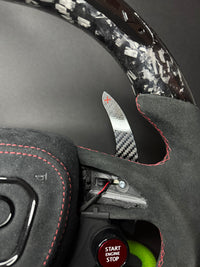 Volant sport Audi en carbone forgé (LED)