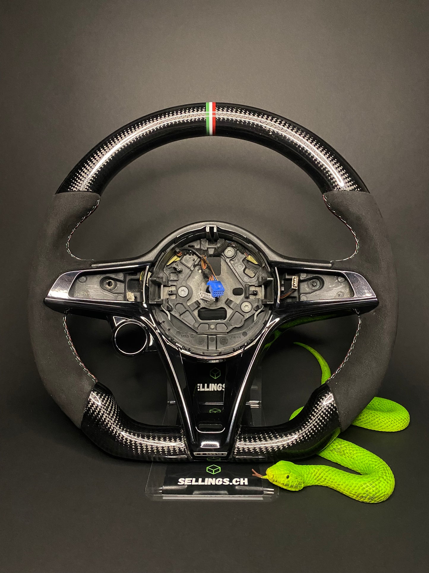 Volant Sport Alfa Romeo Carbone