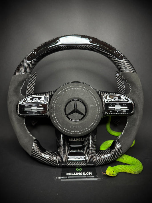 Mercedes AMG Sportlenkrad Carbon (LED)