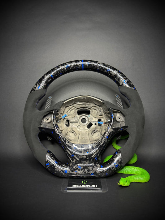 BMW Sports Steering Wheel Forged Carbon Color Flakes E-Series