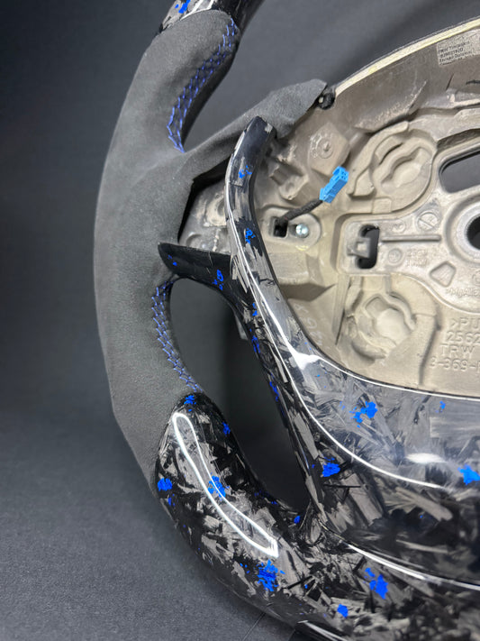 BMW Sports Steering Wheel Forged Carbon Color Flakes E-Series