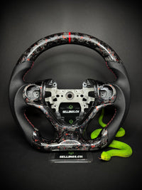 Volant sport Honda en carbone forgé, éclats de couleur