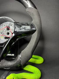 Volant sport Alfa Romeo en carbone (LED)