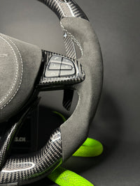 Volant sport Mercedes AMG Carbone (LED)