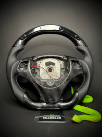 Volant sport BMW en carbone (LED) Série E
