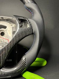 Volant sport BMW en carbone (LED) Série E