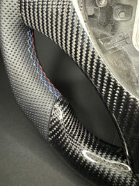 Volant sport BMW en carbone (LED) Série E