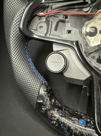 VW Golf 7/7.5 Volant sport Forged Carbon éclats de couleur (LED)