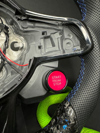 VW Golf 7/7.5 Volant sport Forged Carbon éclats de couleur (LED)