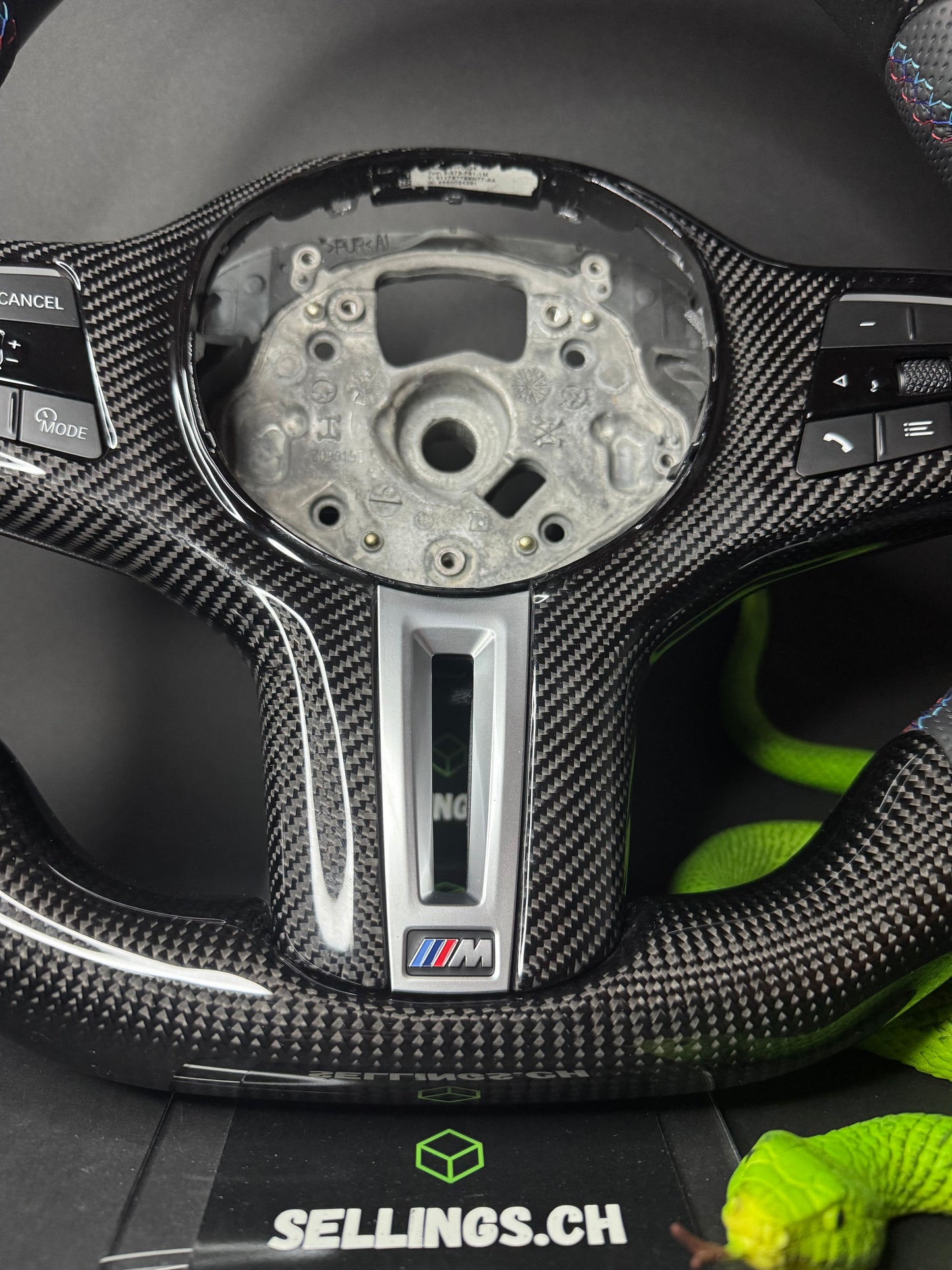 Volant sport BMW Carbone Série G