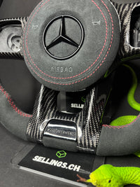 Volant Sport Mercedes AMG Alcantara (Mise à niveau Facelift)