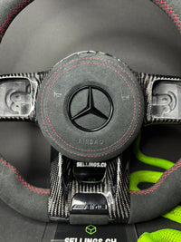 Volant Sport Mercedes AMG Alcantara (Mise à niveau Facelift)