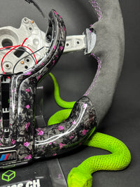 BMW Sportlenkrad Forged Carbon Farbsplitter (LED) F-Serie