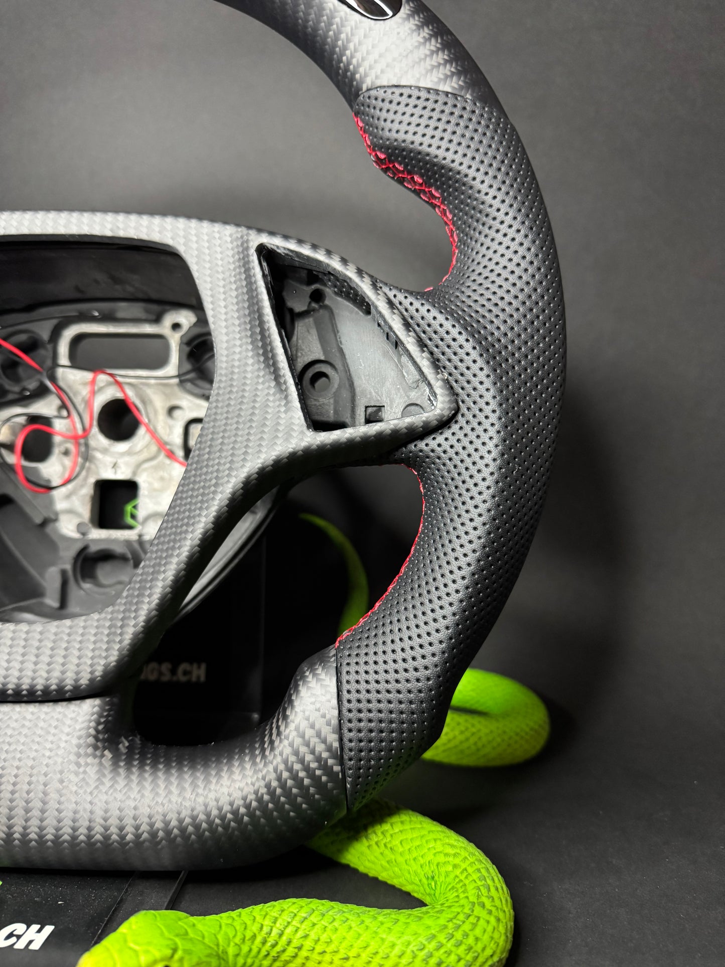 Corvette Sportlenkrad Carbon Matt (LED)