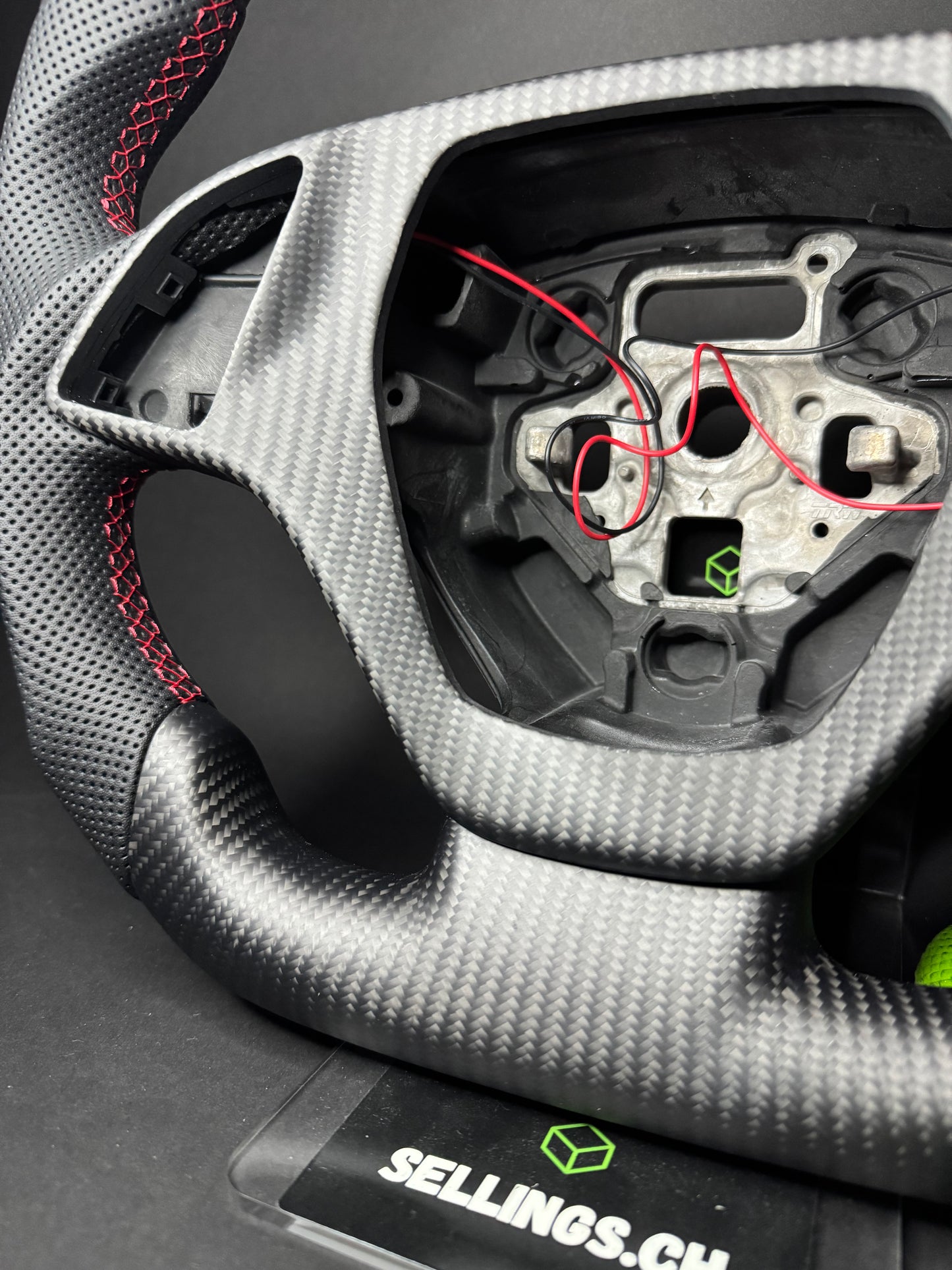 Corvette Sportlenkrad Carbon Matt (LED)