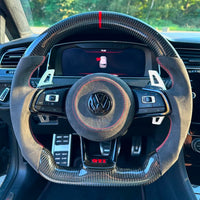 VW Golf 7/7.5 Volant sport en carbone