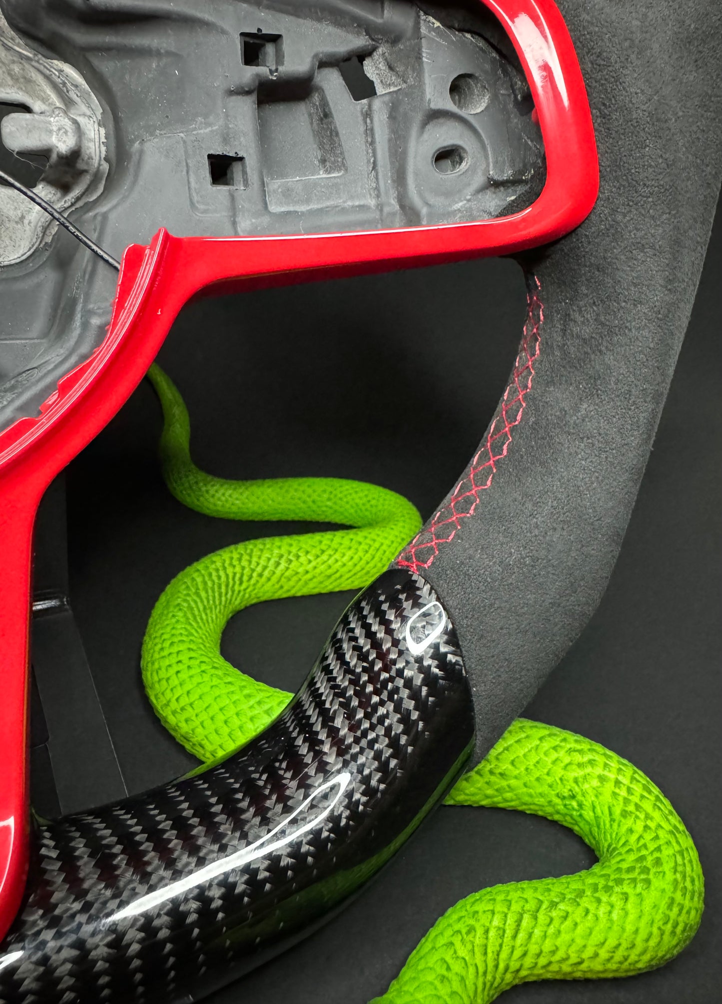 VW Golf 7/7.5 Sportlenkrad Carbon (LED) RED Edition