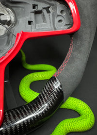 VW Golf 7/7.5 Sportlenkrad Carbon (LED) RED Edition