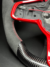 VW Golf 7/7.5 Sportlenkrad Carbon (LED) RED Edition