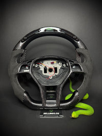 Volant sport Mercedes AMG Carbone (LED)