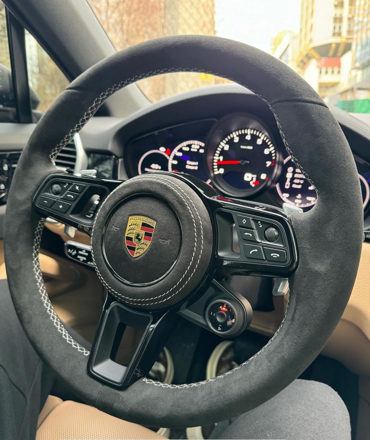 Volant sport Porsche Alcantara