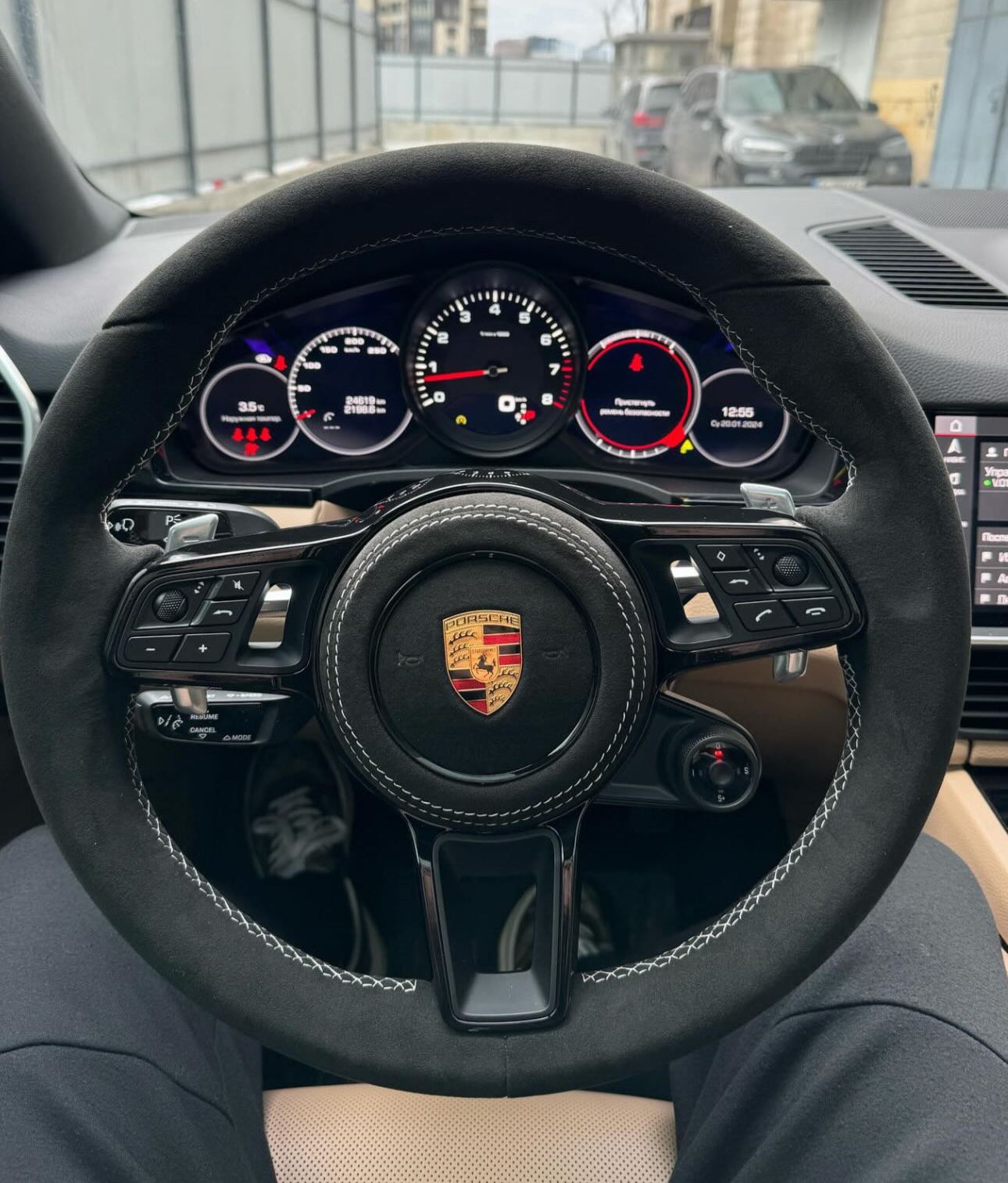 Volant sport Porsche Alcantara