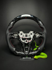 Volant sport Hyundai carbone forgé (LED)