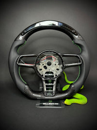 Volant sport en carbone Porsche (LED)