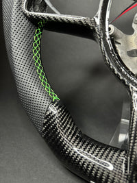 Volant sport en carbone Porsche (LED)