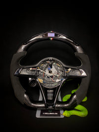Volant sport Alfa Romeo en carbone (LED)