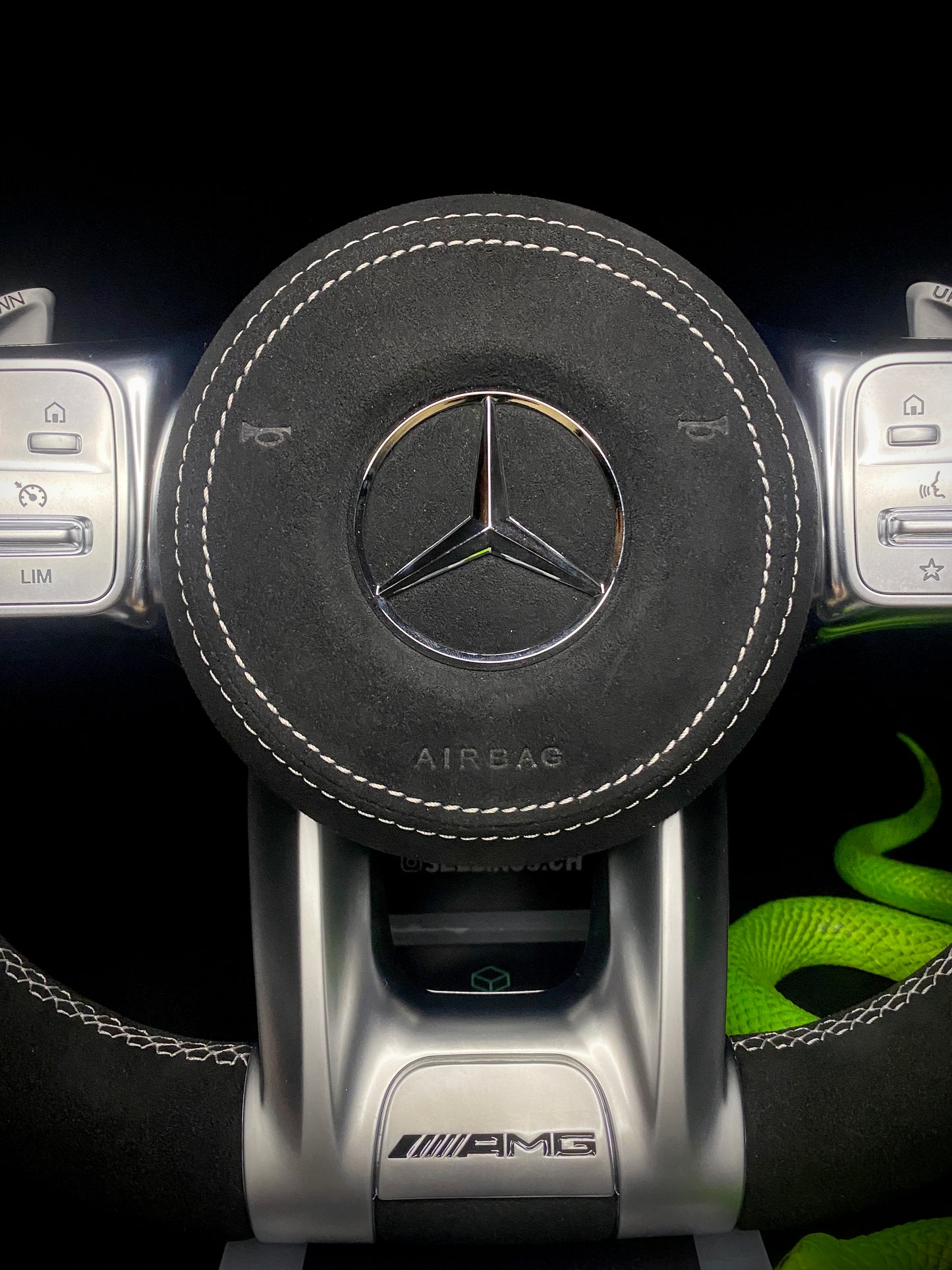 Mercedes AMG Sportlenkrad Alcantara (LED)