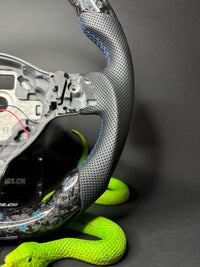 VW Golf 6 Sportlenkrad Forged Carbon Farbsplitter (LED)
