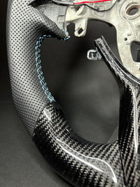 Volant sport Hyundai carbone (LED)